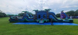 68' water slide obstacle course wet/dry